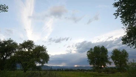 Time Lapse Colorado Front Range Stock Footage 107342891