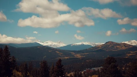 Time Lapse of Colorado's Fall Colors Stock Footage
