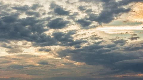 Time Lapse of Colorful dramatic sky with cloud at Sunrise. Video stock 94221638