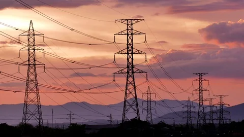 Time Lapse of Colorful dramatic sky and sunset. Stock Footage 94269871