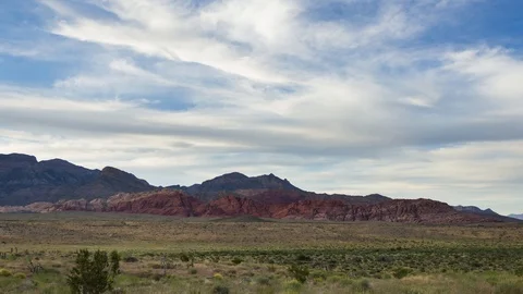 Time Lapse of a Colorful Sunset Over the Desert Video stock 109664947