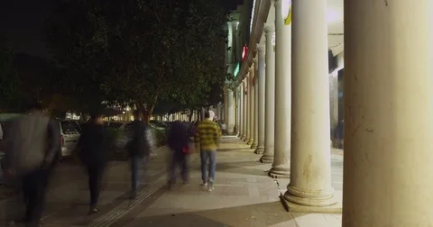 Time Lapse of Connaught Place in New Delhi, India Stock Footage 72999252