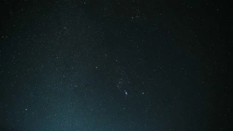 Time lapse of the constellation Orion belt against the background of a night Stock Footage 239426892