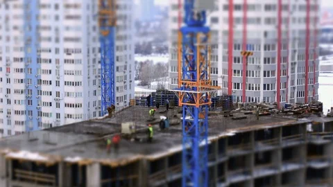 Time-lapse of construction site 스톡 동영상 101745933