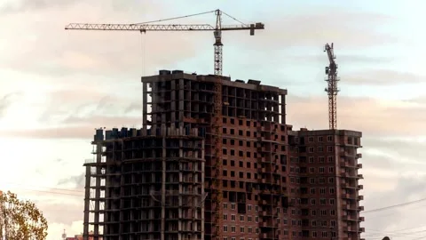 Time lapse construction site Stock Footage 301497608