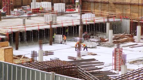 Time lapse construction site Stock Footage 301499618