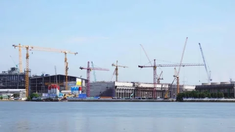 Time lapse construction site Stock Footage 301500316