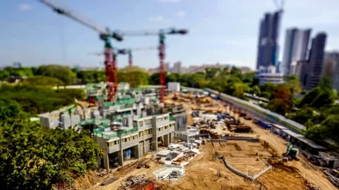 Time lapse construction site Stock Footage 301500567