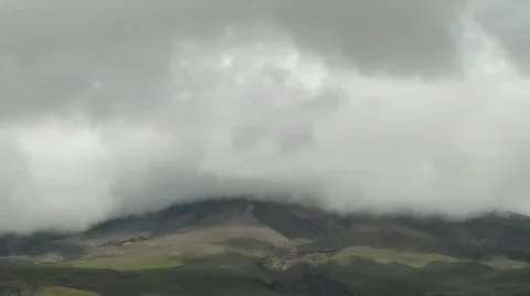 Time lapse Cotopaxi Stock Footage 792218