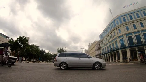 Time lapse crossroads Stock Footage 106574917