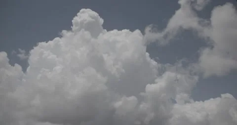Time-Lapse of Cumulus Clouds with Blue Sky Stock Footage 159446488