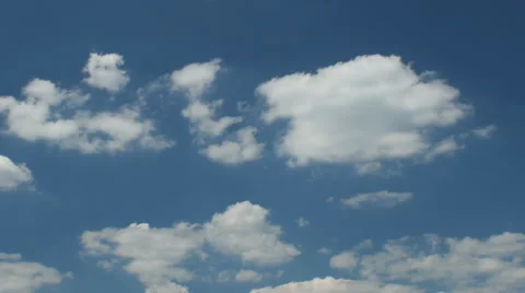 Time-lapse Cumulus Clouds Stock-Footage 64855968