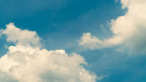 Time lapse Cumulus clouds. Stock Footage 118237742