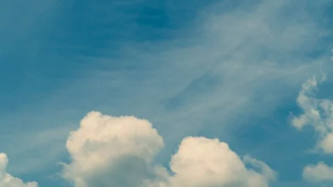 Time lapse Cumulus clouds. Stock Footage 118238138