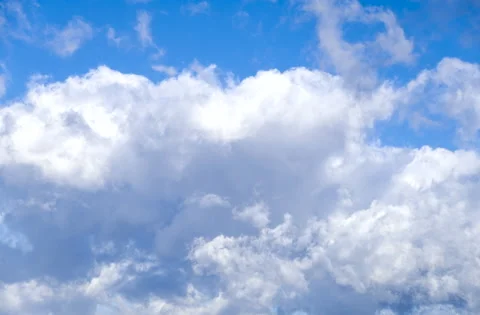 Time Lapse of Cumulus Clouds Passing Overhead Stock Footage 148706333