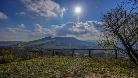 Time lapse in Czech republic, beautiful meadow in summer, European nature Stock Footage 122674792