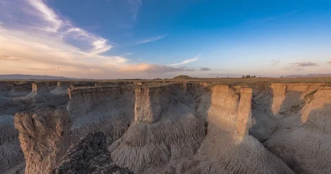 Time Lapse - Danxia landform Stock Footage 125411450