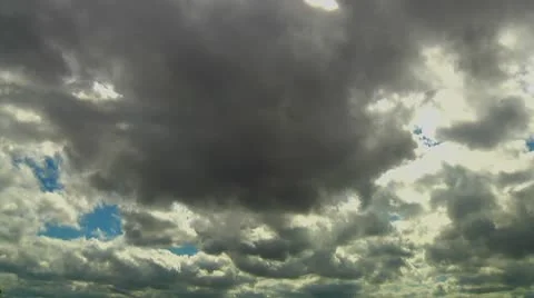 Time Lapse – Dark Clouds, Blue Sky 動画素材 8846523