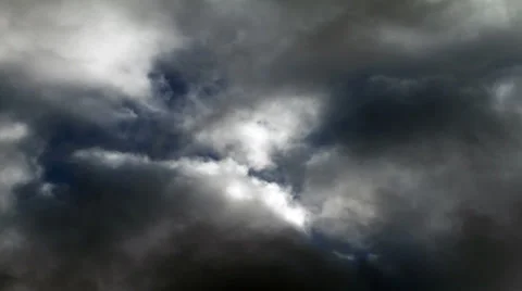 Time lapse dark clouds Stock Footage 39667059