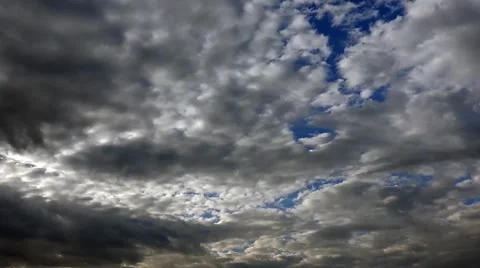 Time lapse dark clouds Stockbeeldmateriaal 50365884