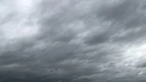 Time lapse Dark clouds before the rain, Storm clouds moving Stock Footage 232288736