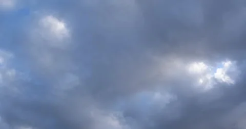 Time lapse dark clouds in sky Stock Footage 283503508