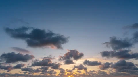 Time Lapse dark clouds in sunset time Beautiful light of nature Amazing Stock Footage 205544471