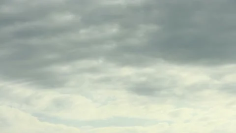 Time lapse dark cumulus clouds receding into the distance Stock Footage 141809865