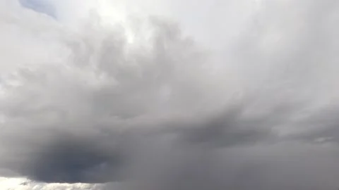 Time lapse of dark grey storm clouds. beautiful nature during rainy season. Stock Footage 162525888