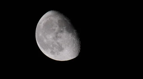 Time-lapse of dark moon with clouds Stock Footage 54960820