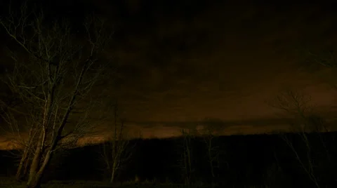 Time Lapse - Dark Mountain View Stock Footage 39541830