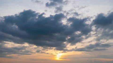 Time lapse dark storm cloud moving fast  Stock Footage 204959949