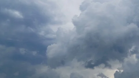 Time lapse dark storm clouds. Stock Footage 75169166