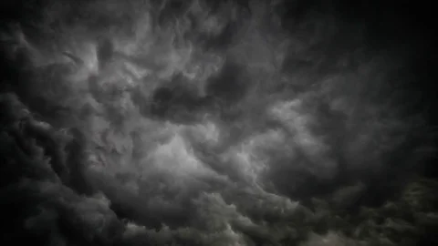 Time Lapse Of Dark Storm Clouds Stock-Footage 83667640