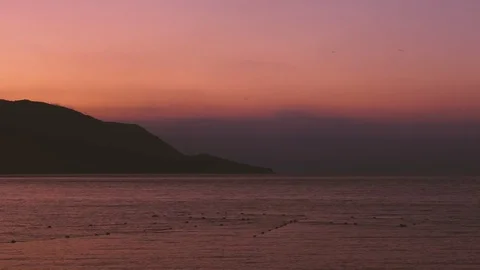 Time-lapse of the dawn over the sea Video stock 82386686