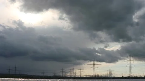 TIME LAPSE of a day in April with changing weather Stock Footage 62779800