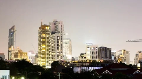 Time lapse of day changing to night light. Stock Footage 72531479