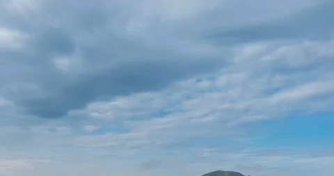 Time lapse of day clouds over the wonderful bay of Phi Phi island landscape with Stock Footage 116421141