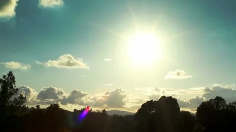 Time-lapse day in the countryside Video stock 9926459