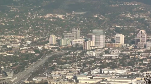 Time lapse day to night shot of Glendale, CA Stock-Footage 45116103