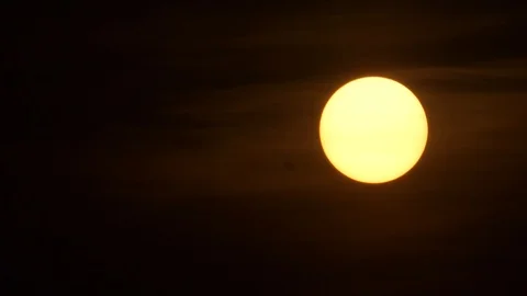 Time Lapse Day to Night Sun going Down Scenery Stock Footage 98557355