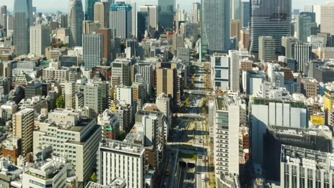 Time Lapse of the densely packed buildings of Tokyo Japan Stock-Footage 149171960