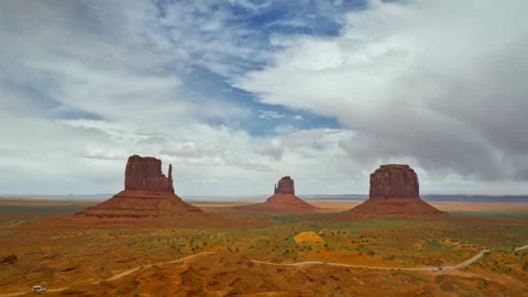 Time Lapse of Desert Landscape in Monument Valley, USA Stock Footage 143465025