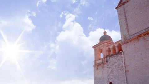 Time lapse detail view Saint Francesco or San Francesco of Assisi church Stock Footage 147026087