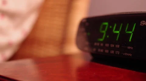 Time Lapse - Digital Alarm Clock 스톡 동영상 30370500