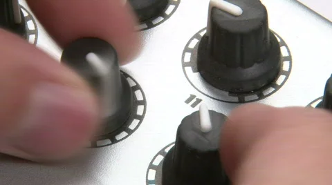 Time Lapse of DJ knobs 스톡 동영상 491021