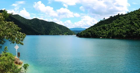 Time lapse of Dongjiang lake Stock Footage 295578805