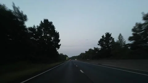 Time Lapse, Dover Port to Luton Motorways Night Travel on M20, M25 and M1 스톡 동영상 314960743