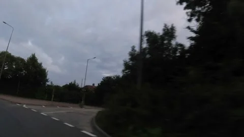 Time Lapse, Dover Port to Luton Motorways Night Travel on M20, M25 and M1 Stock Footage 317122994