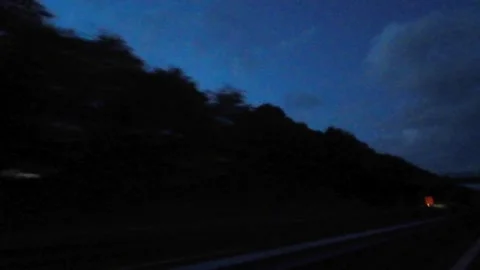 Time Lapse, Dover Port to Luton Motorways Night Travel on M20, M25 and M1 스톡 동영상 317124024